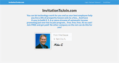 Desktop Screenshot of invitationtojoin.com